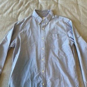 GAP Men's Long Sleeve Oxford Shirt In Standard Fit
